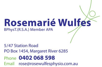 Rosemarie Wulfes, Physiotherapist